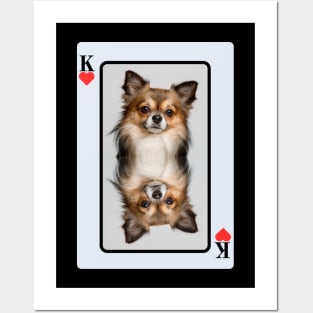 Chihuahua King Of Hearts Posters and Art